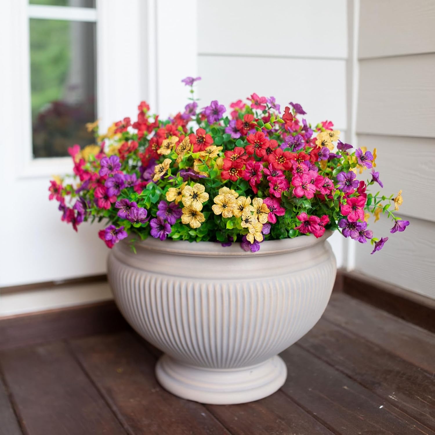 Artificial Flowers for Outdoor Indoor Garden