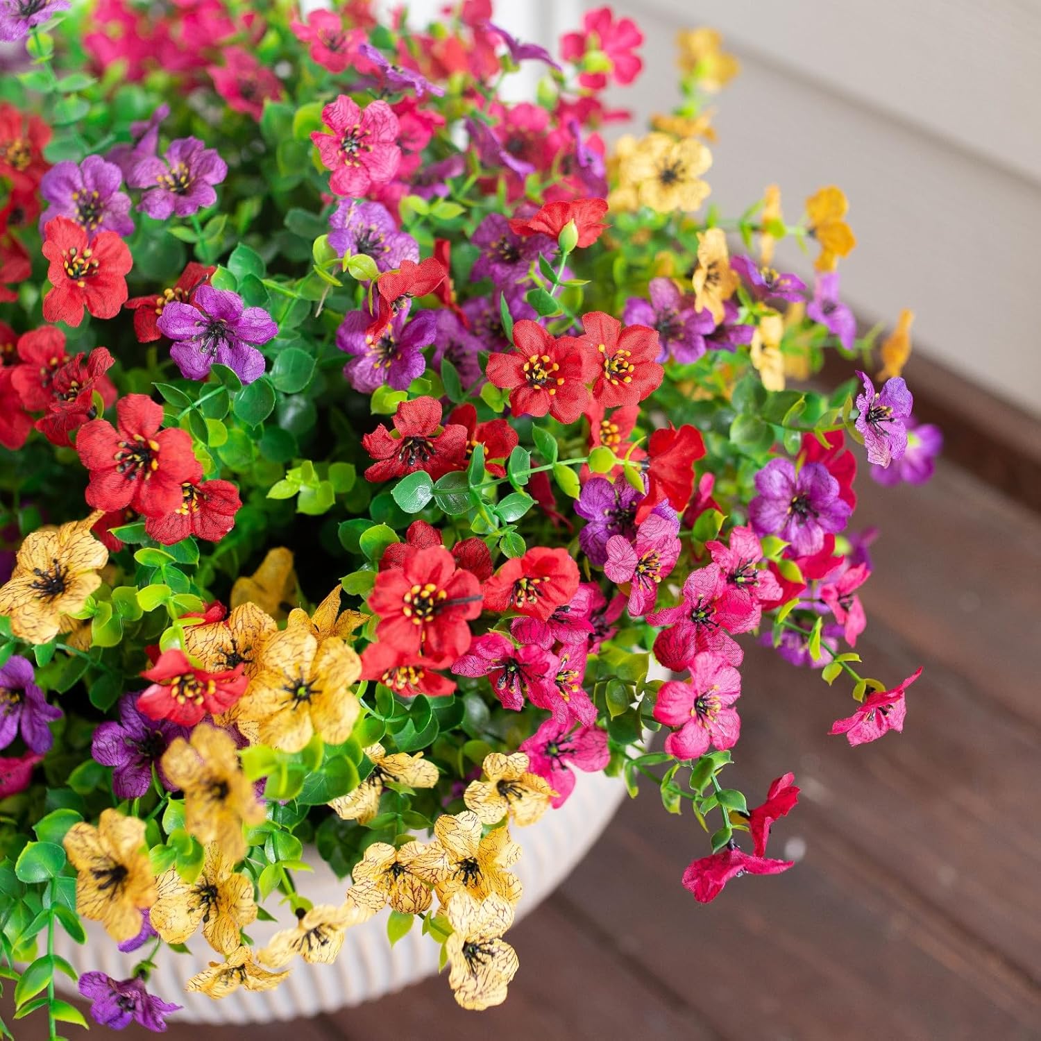 Artificial Flowers for Outdoor Indoor Garden